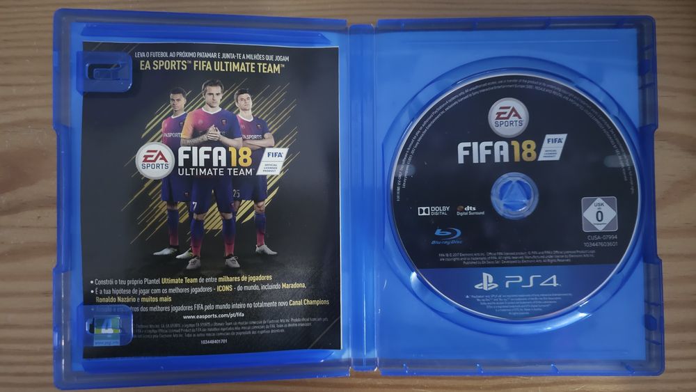 Jogo Fifa 18 PS4