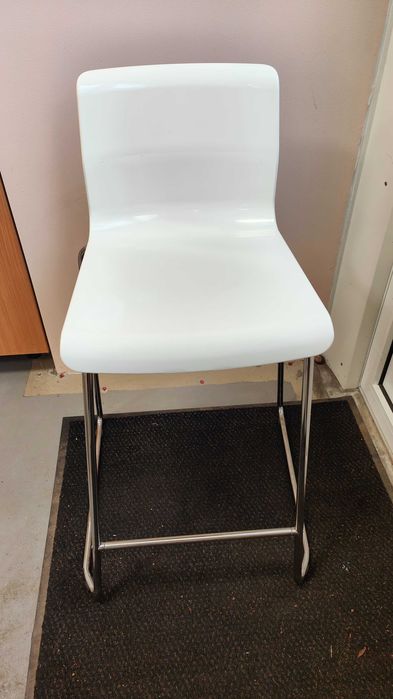 Stołek/Hoker barowy GLENN biały IKEA