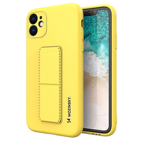 Wozinsky Kickstand Case elastyczne silikonowe etui z podstawką Samsung