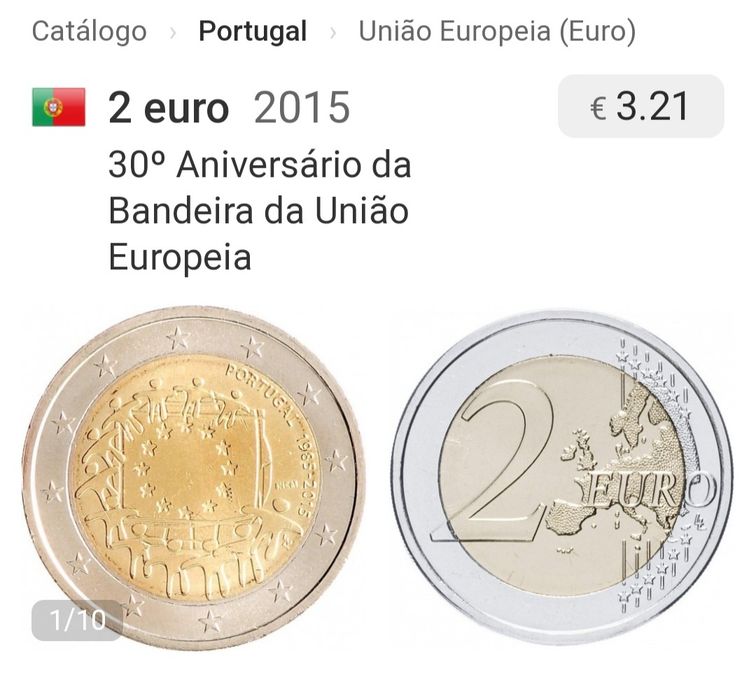 Moeda 2€, Portugal 2015