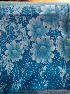 тканина ситець голубого кольору (залишок)