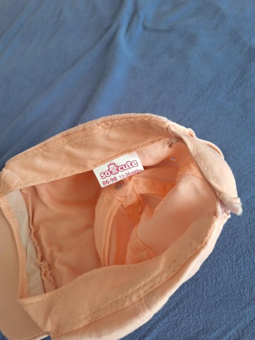 Czapka z daszkiem dla dziewczynki 86-98