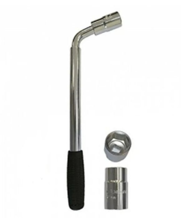 Conjunto Chave Pernos Rodas Universal Telescópica + 2 chaves