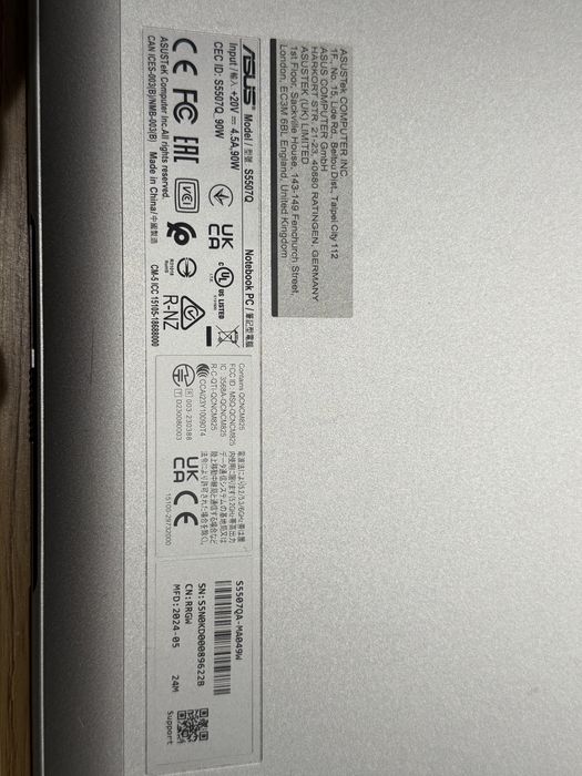 ноутбук ASUS Vivobook S 15 OLED S5507QA-MA049W