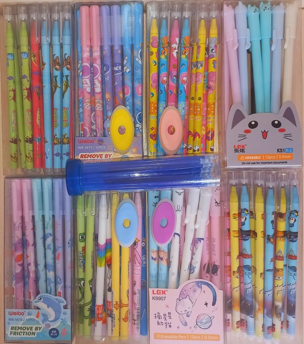 Ручка пиши - стирай, стираемая ручка, стержни