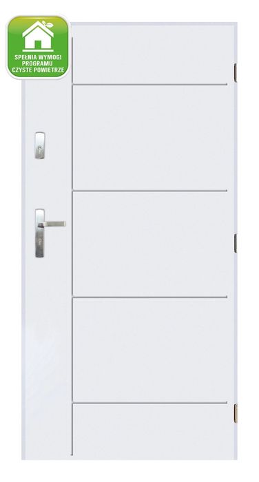 Pantor Drzwi zewnętrzne Rodan białe 90P