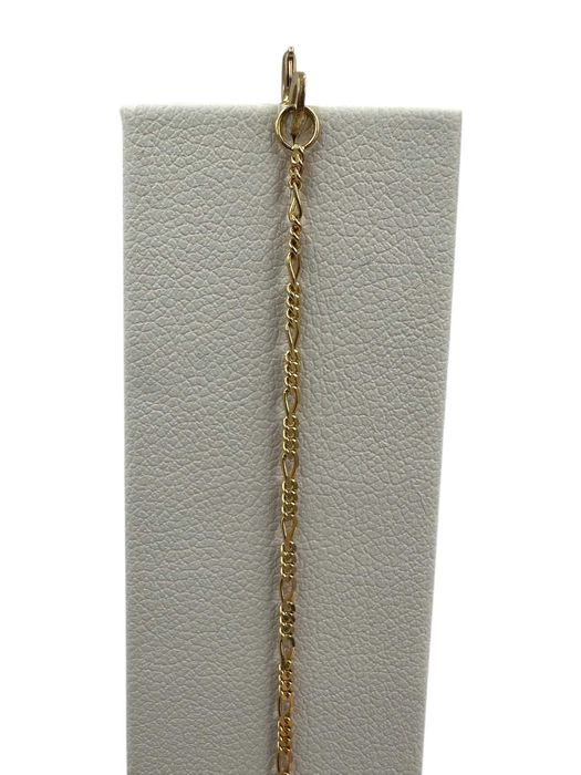 Złota bransoletka - Splot FIGARO - P.585