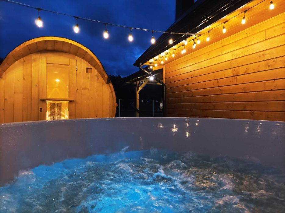 wSPAniały Domek Radawa z balią i sauną Święta,ferie