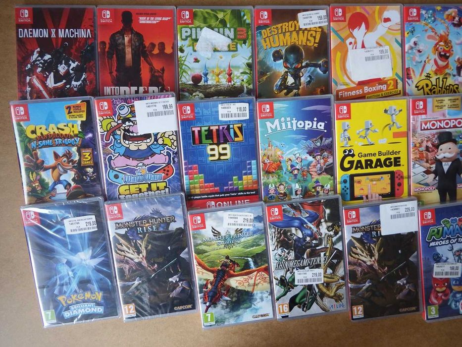 PŁOCK N I N T E N D O SWITCH gry na konsolę Switch PUDEŁKOWE nowe