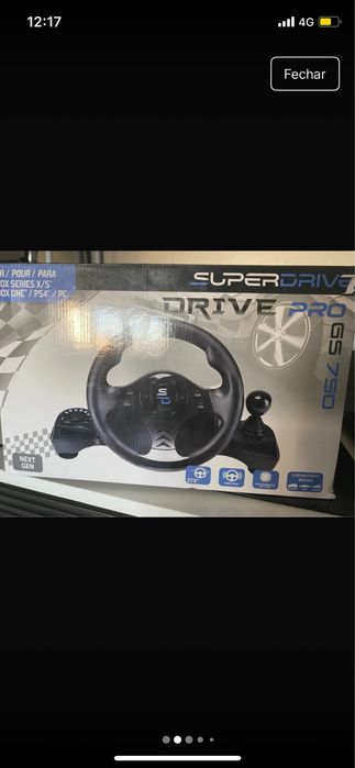 Volante superdrive GS 750 + pedais