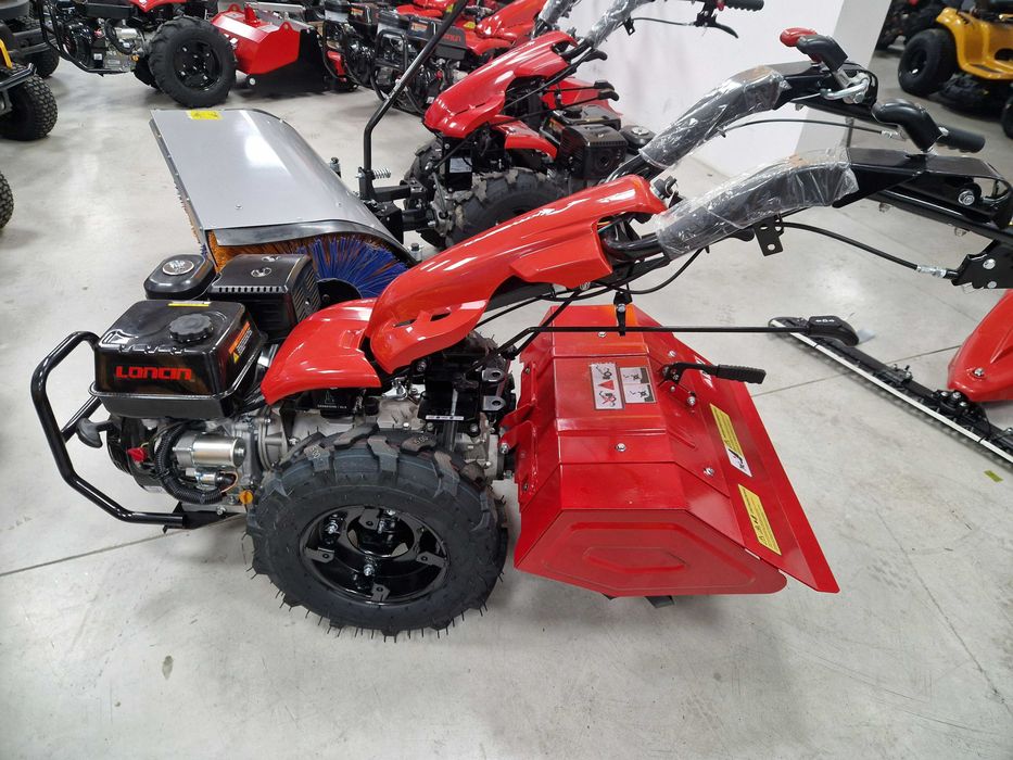 Traktor jednoosiowy MC370 z glebogryzarką 80cm Loncin G420FD