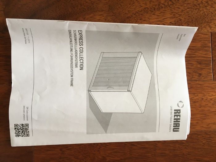 Roleta Żaluzja kuchenna firmy REHAU