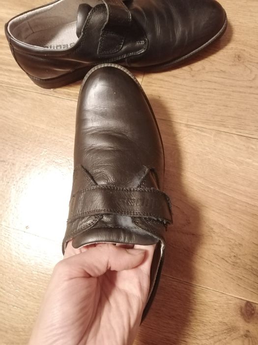 Кожаные туфли на мальчика