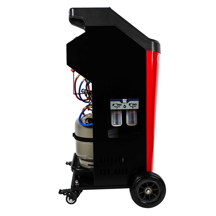 STACJA do obsługi KLIMATYZACJI serwis PÓŁ - AUTOMAT R134A blokada WAGI