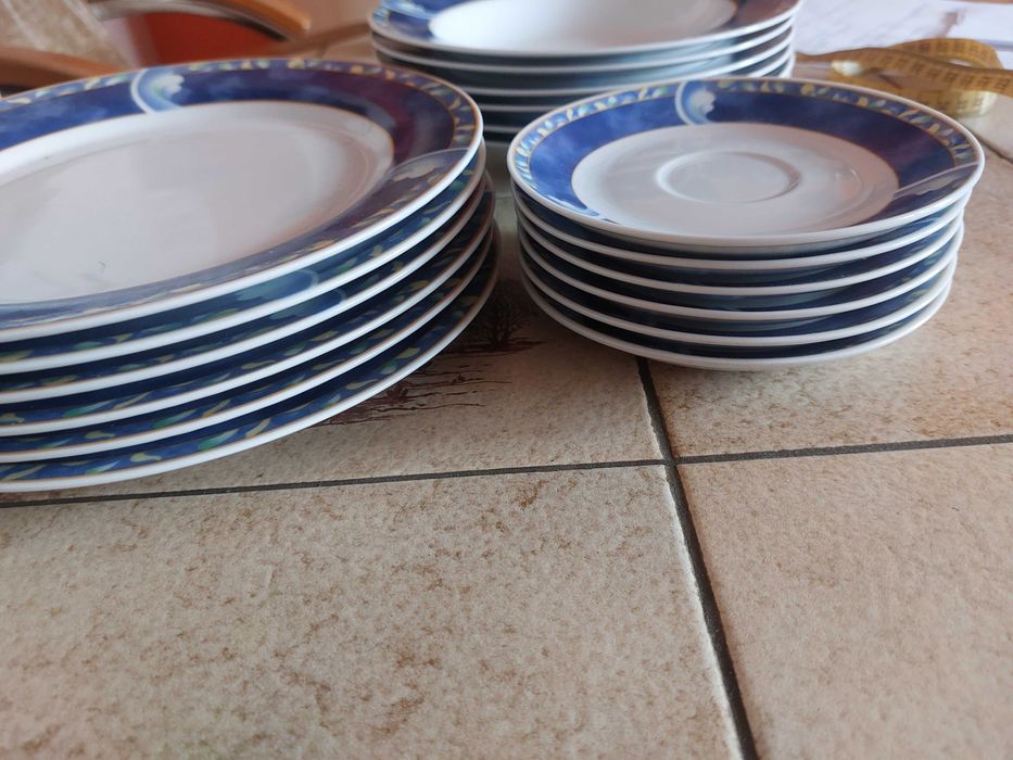 Porcelana Van Well Wellco Design Zestaw obiadowy Zestaw talerzy