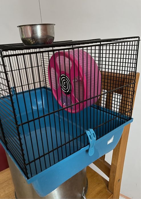 Klatka dla gryzoni niebieska