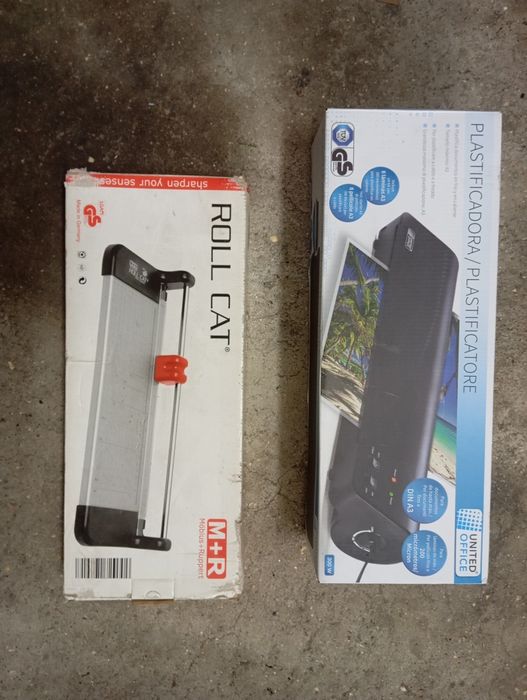 Plastificadora e sisalha