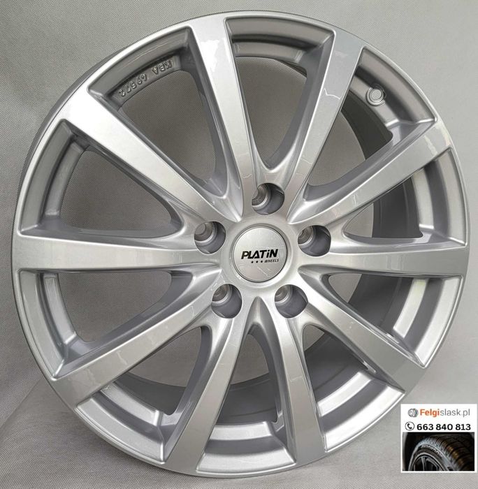 Felgi 18 VW Multivan Transporter Caravelle T7 T6 T5 T4 5x120 Platin