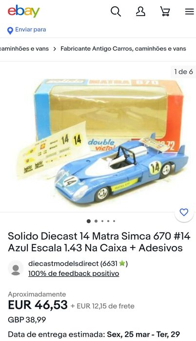 Lot of 5 diecast Solido (France)