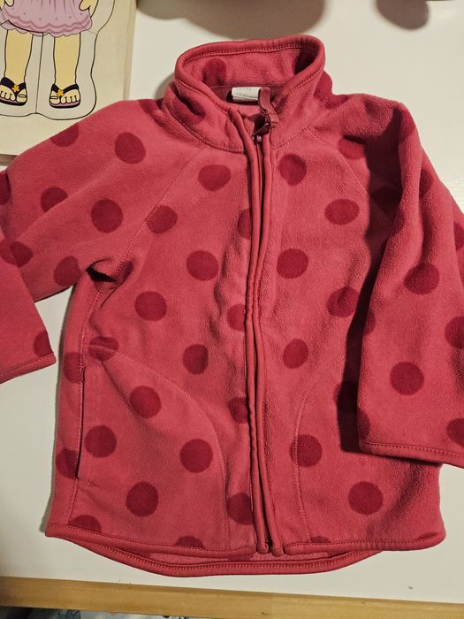 Różowa Bluza polarowa H&M r. 86
