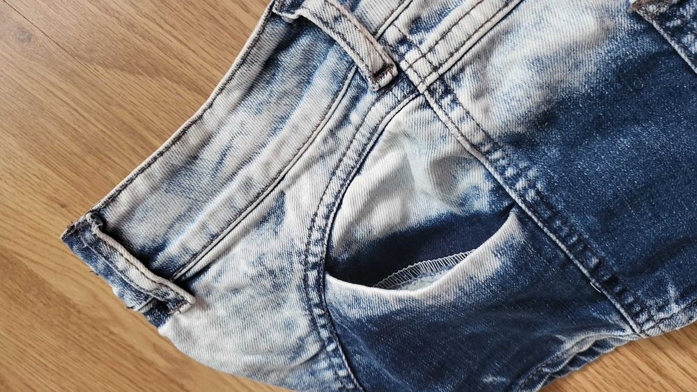 Spodenki Jeans OVS GrenGeneration streetwear Rap y2k drill drip retro swag mini sport three stripes