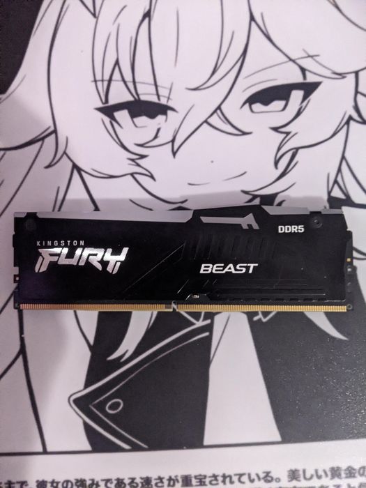 Kingston FURY Beast RGB 16GB DDR5-5200 MHz KF552C36BBEA-16