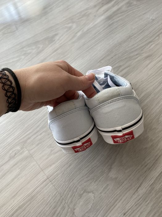 Vans tenisówki trampki 36 22,5 cm baby blue niebieskie