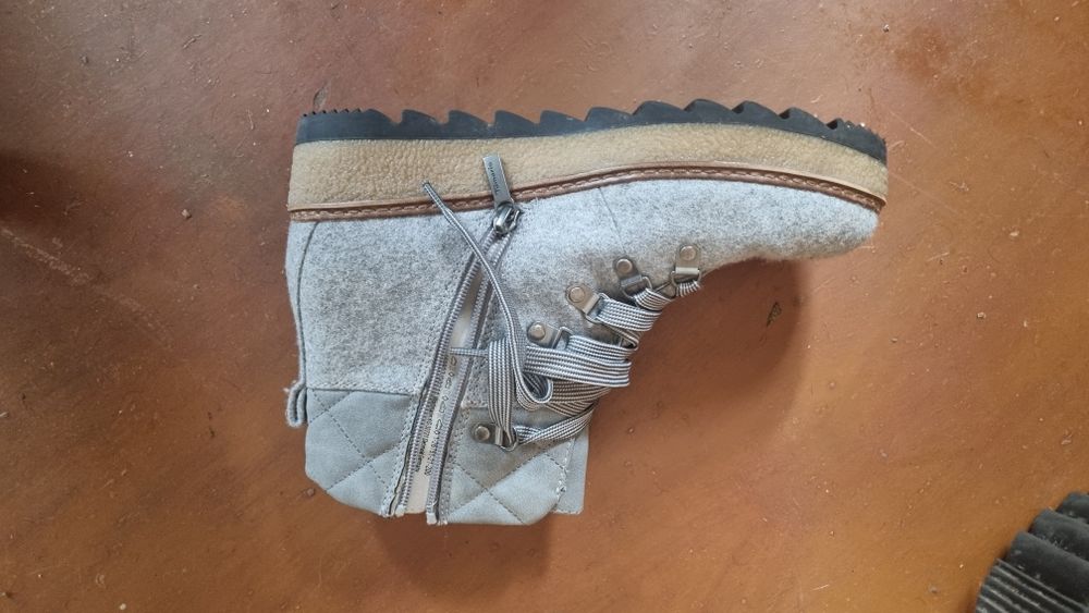 Ботинки из войлока