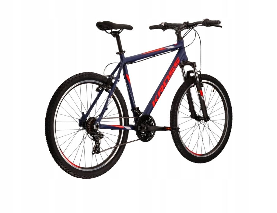 Rower Górski KROSS HEXAGON 1.0 Roz S 17 Koła 26 Granatowo-czerwony Mat