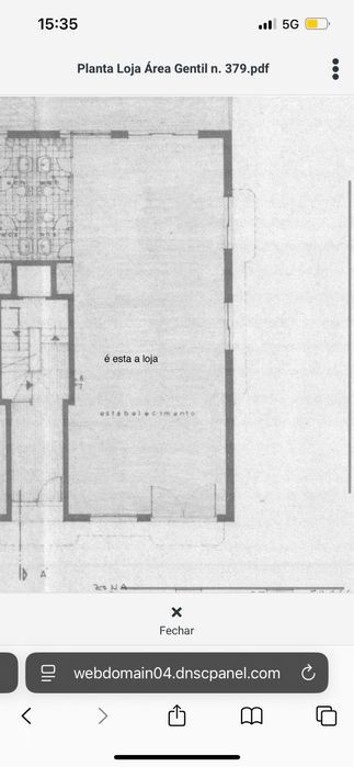 Arrenda-se loja comercial / serviços