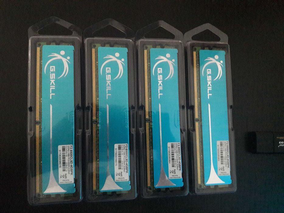 G.SKILL 4x2GB RAM F2-8500CL5 1066Mhz [COMO NOVAS]64564064476801120