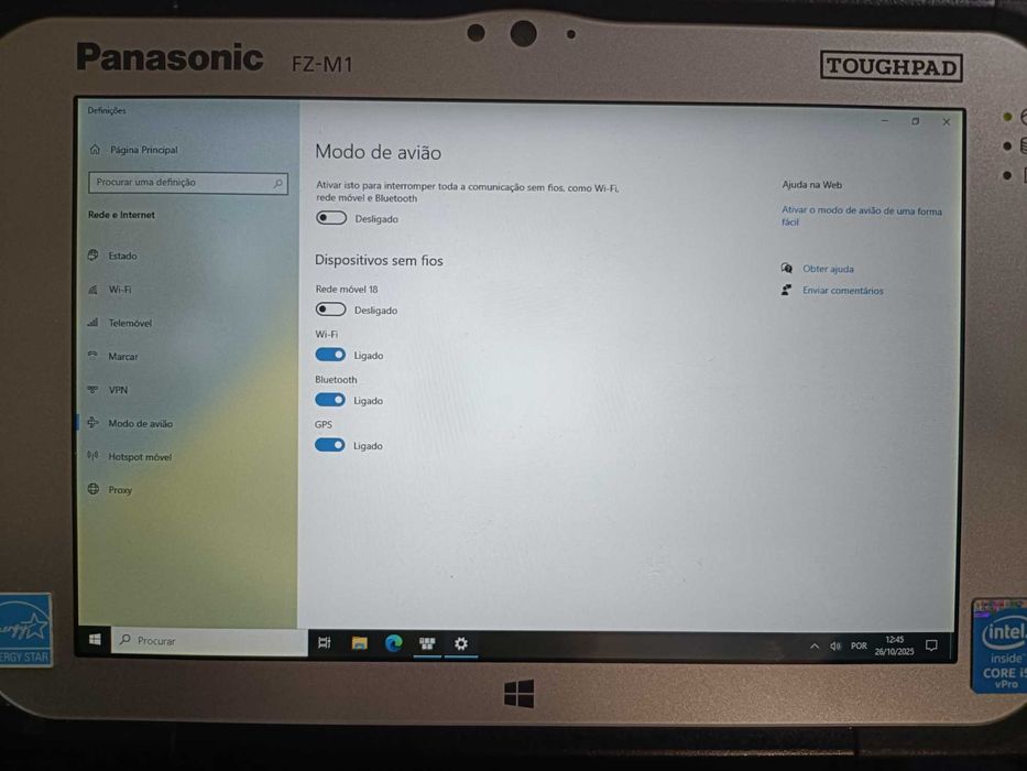 Panasonic Toughpad FZ-M1 | Tablet PC | Windows 10 Pro | Robusto