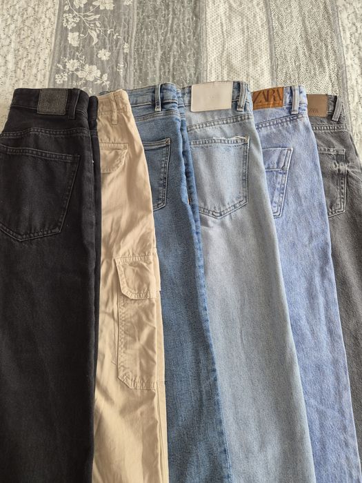 Джинси Zara,Bershka 34,36(xs,s)куплені в Іспанії