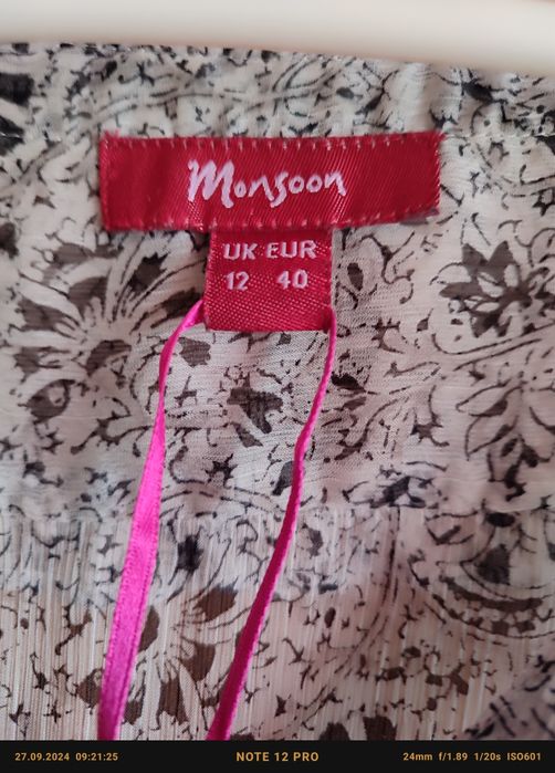 Платье Monsoon р 12-14 шелк