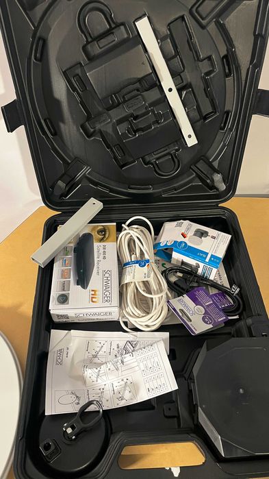 Kempingowy zestaw anteny satelitarnej, cyfrowe akcesoria kempingowe