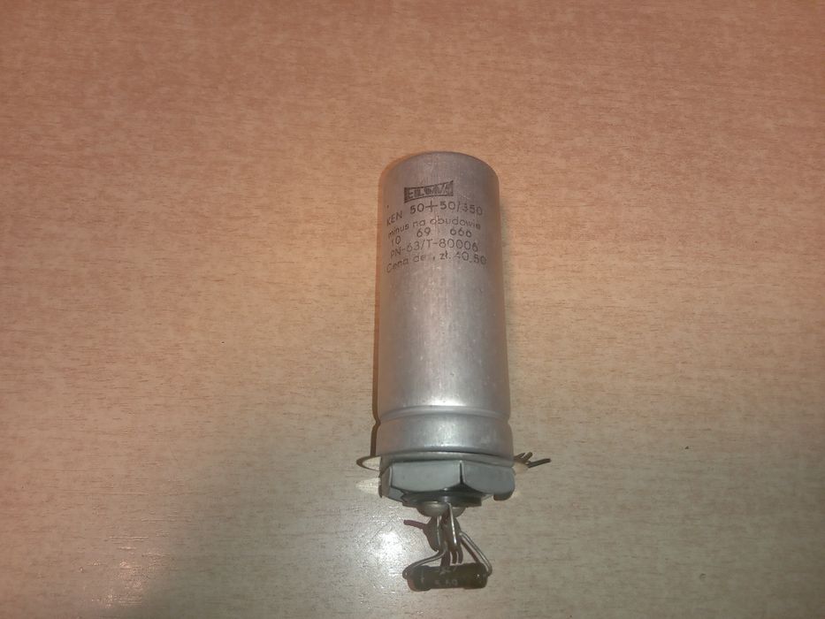 Kondensator elwa 50 + 50 uF - 350V do lampowca