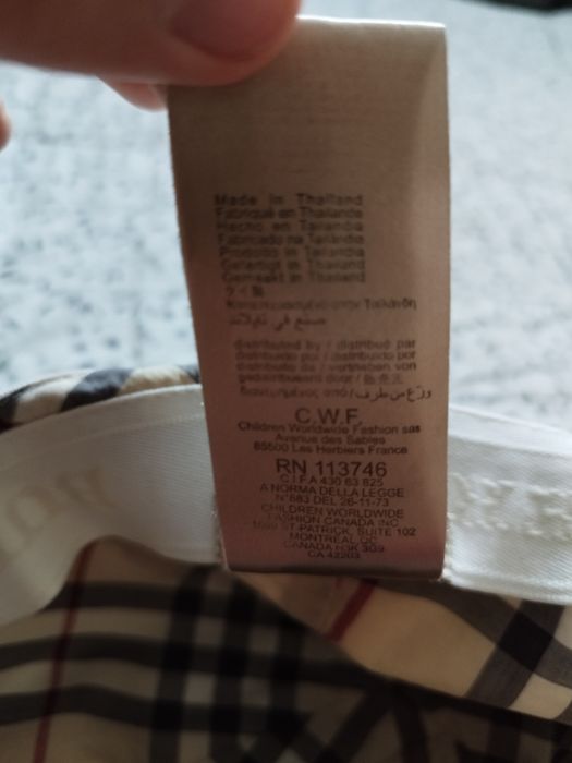 Oryginalna Czapka z Daszkiem BURBERRY Beige Cap – Stan z wadą / Okazja