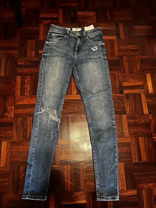 Calças skinny jeans