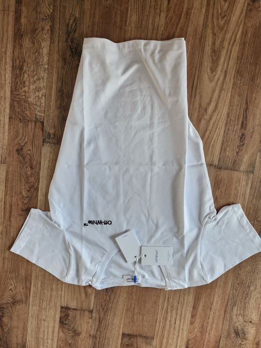 Nowa koszulka damska biała 2xl xl Off white  bawełna slim Fit metki pr