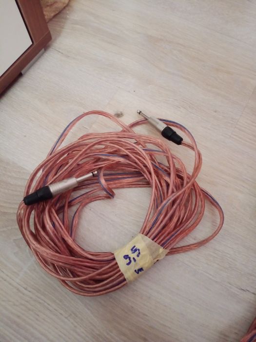 Kable glosnikowe "jack-jack" 2x2,5 i 2x1.5