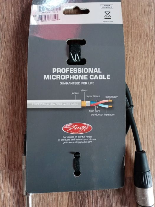 Przewod muzyczny mikrofonowy