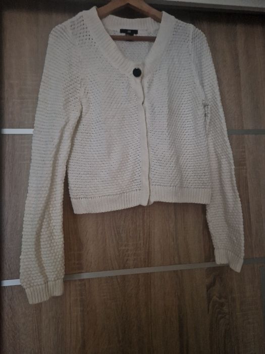 Sweterek bialy M