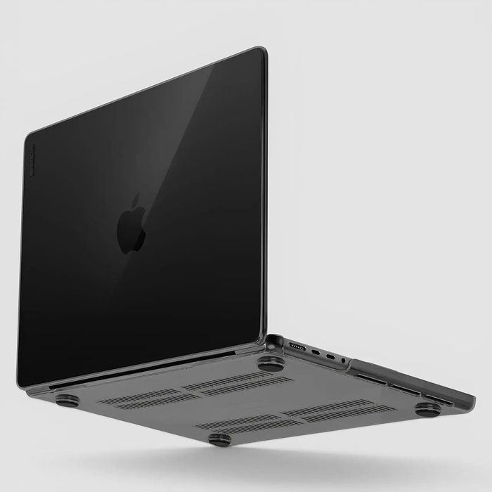 Чохол-накладка ArmorStandart Crystal для MacBook Air / Pro / Neo | Чехол на Макбук Эйр / Про / Нео ₴| Чорний чохол на ноутбук Apple MacBook