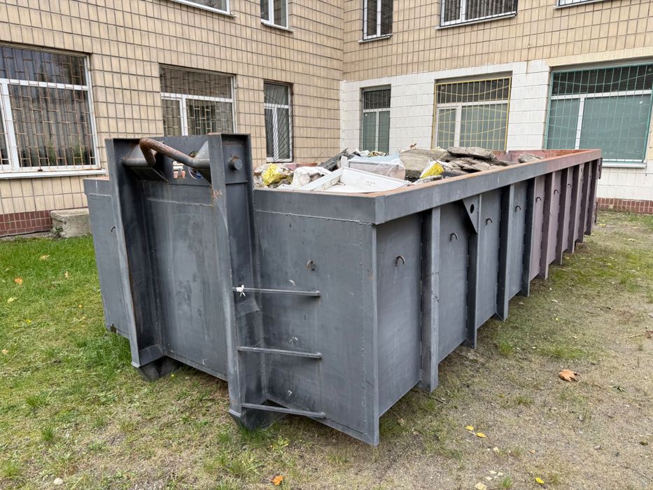 Вивіз будівельного сміття Київ | Контейнери 10–30 м³