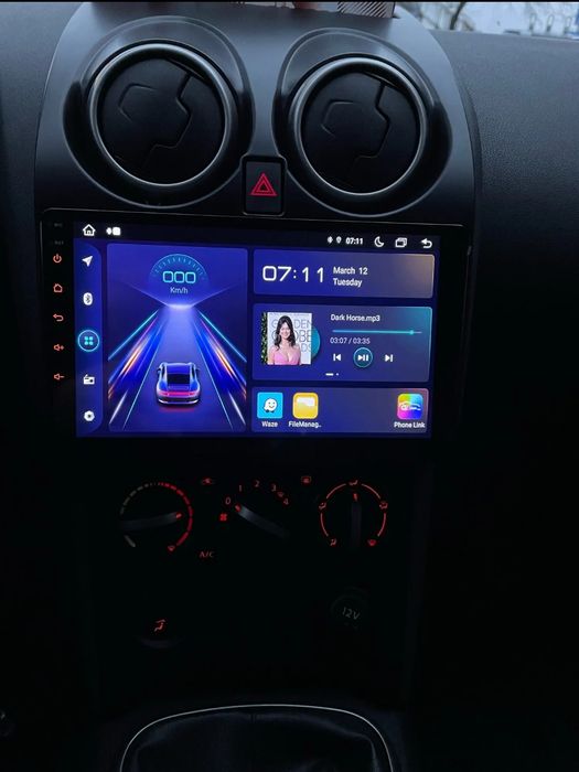 Radio Android 14 com GPS Nissan Qashqai J10 (Artigo novo)