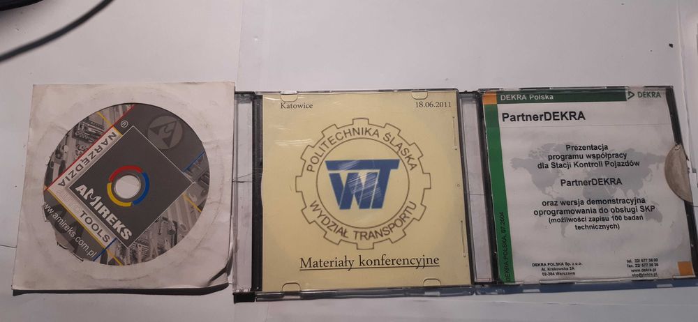 3 stare płyty z katalogami narzędzi i inne samochodowe,