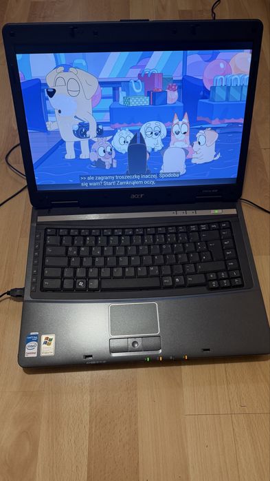 Acer Extensa 5620 C2D 2 x 2 ghz 3 gb 64 ssd 15 cali dvd firewire nowa bateria Windows 7 Pro zasilacz