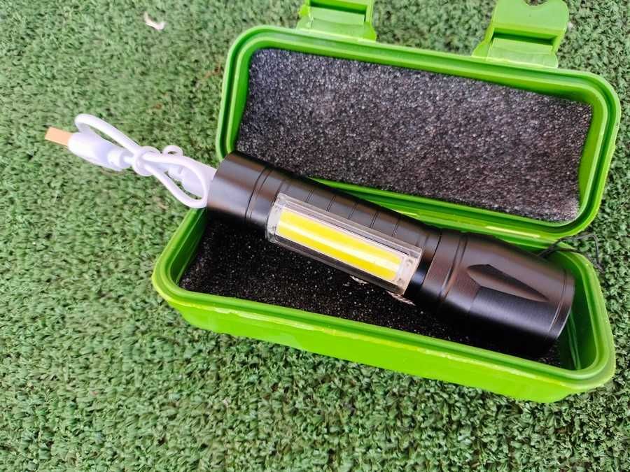 latarka led na akumulator nowa sprawna wodoodporna jakość polecam supe