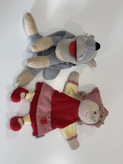 Pack 2 Fantoches Capuchinho Vermelho e Lobo Mau Sterntaler