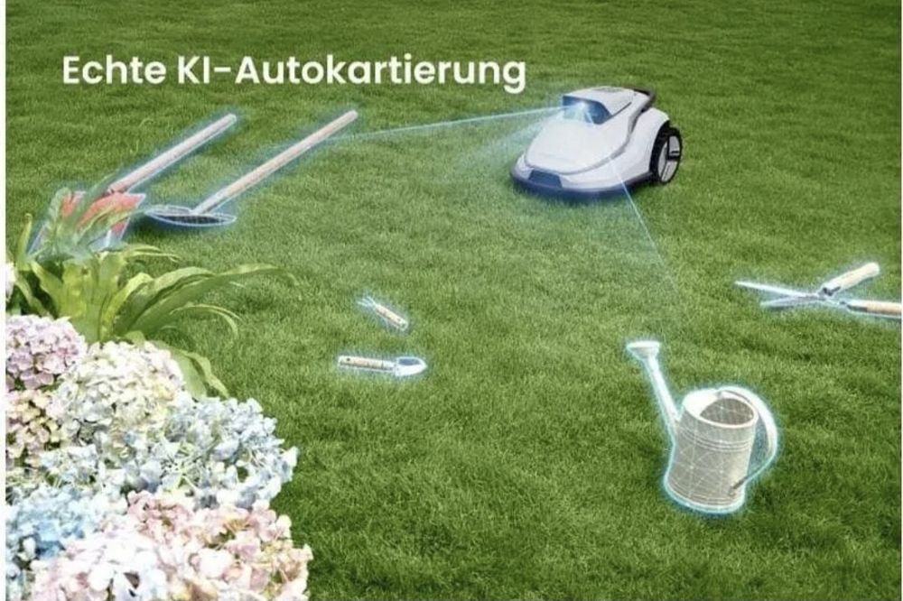Robot koszący TerraMov V1000 - bez kabli! Do 1000m².